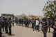 Police officers gather at the scene of a gunmen attack in Gari Ya Waye community in the Jos North, Nigeria, March 30, 2026