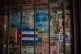 Photos of former President Raúl Castro and Fidel Castro decorate a front door in Havana, June 3, 2026