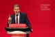 Labour party leader Sir Keir Starmer delivers his keynote speech at the Labour Party conference in Brighton, September 29, 2021