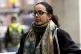 Sarah Cotte arriving at Westminster Magistrates' Court, central London, where she is charged with two counts of expressing support for Hamas, March 24, 2025