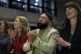 Green Party deputy leaders Mothin Ali (2nd right) and Rachel Millward (right) during leader Zack Polanski's speech at the Green Party conference at Bournemouth International Centre, October 3, 2025
