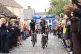 Lewis Moody and his son Dylan (left) arriving at his former school, Oakham School in Rutland, on day three of the Lewis Moody XV Cycle Challenge, June 16, 2026