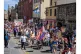 The banner takes its place on the Edinburgh Pride parade. Pic: Andrew Johnstone
