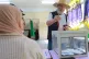A man votes in Algiers today