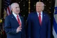 US President Donald Trump listens as Israel's Prime Minister Benjamin Netanyahu speaks at Mar-a-Lago club, December 29, 2025