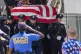 The casket of fallen U.S. Army Sgt. Sarah Rampersad, who was killed in the ongoing war between the US and Iran