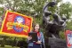 Helen Oclee-Brown at the International Brigade memorial in London in 2025 [Pic: Andrew Wiard]