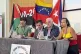Photo of the Latin American solidarity panel from the Your Party Cymru conference. from left: Morning Star campaign manager Calvin Tucker, Cuban Embassy's Pablo Navarrete, Venezuela Solidarity Campaign's Dr Francisco Dominguez and panel chair (Venezuelan journalist and filmaker) Carolina Graterol