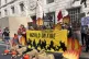 Fossil Free London activists protest outside the Department of Energy Security and Net Zero demanding new Energy Secretary Miatta Fahnbulleh scrap the Rosebank oil field [Pic: Fossil Free London]