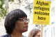 Diane Abbott attends a protest by Stand Up to Racism and the Afghan Human Rights Foundation outside the Home Office in Westminster, central London, August 2021