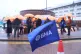 NHS resident doctors outside Leeds General Infirmary, as thousands of resident doctors go on strike across England in a dispute over pay, November 14, 2025