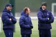 Tottenham Hotspur manager Igor Tudor (right) with assistant manager Andreas Georgson (left) and transition coach Stuart Lewis