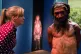 A Neanderthal model at the Natural History Museum, London
