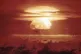 Nuclear weapon test Bravo (yield 15 Mt) on Bikini Atoll. The test was part of the Operation Castle.