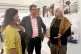 Deputy First Minister Sioned Williams, FM Rhun ap Iorwerth and Palestine Museum US director Faisal Saleh