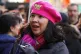 Labour MSP Monica Lennon at the Protect The Right To Strike rally organised by the STUC, at the Donald Dewar Steps on Buchanan Street, Glasgow, February 1, 2023