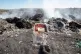 plastic wrapping at a landfill