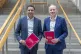 Scottish Labour's Michael Marra with then party leader Anas Sarwar, August 27, 2024