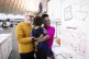 Adoptive parents Giulio and Tracy with their child 