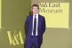 Tristram Hunt arriving for the V&A East Museum opening event at the museum in the Queen Elizabeth Olympic Park, east London, April 14, 2026