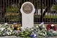 Flowers left next to a memorial to Pc Andrew Harper