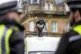 A camera on top of a Live Facial Recognition (LFR) van deployed on Briggate in Leeds, November 11, 2025 