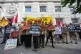 Campaigners protest against plans for drilling in the Rosebank oil field, outside the Department For Energy Security And Net Zero (DESNZ) in Westminster, central London, July 22, 2026