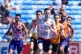 Max Burgin of Great Britain (centre) during the Men's 800m Semifinal 1 on day three of the 2026 European Athletics Championship at Perry Barr's Alexander Stadium, Birmingham, August 12, 2026