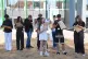 Students celebrate their BTEC and T-Level results at Barking & Dagenham College, Romford, August 13, 2026