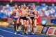 Keely Hodgkinson of Great Britain and Femke Broeders-Bol of the Netherlands during the Women's 800m Semifinal 2 on day four of the 2026 European Athletics Championship at Perry Barr's Alexander Stadium, Birmingham, August 13, 2026