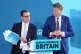 Reform UK Treasury spokesman Robert Jenrick (left) speaking alongside Reform UK deputy leader Richard Tice during a press conference at Church House in central London, August 17, 2026