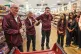 Prime Minister Andy Burnham, accompanied by Mayor of London Sadiq Khan  (second left)  and Work and Pensions Secretary Pat McFadden (left), speaks to members of staff during his visit to Sainsbury's supermarket in Nine Elms, London, August 26, 2026