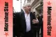 Journalist Rod Liddle during the Out and Proud Diamond Group and the Peter Tatchell Foundation taking part in a protest outside the flagship Dolce & Gabbana store on Old Bond Street, central London, following their comments on same-sex families and the use of fertility treatment. Picture date: Thursday March 19, 2015
