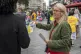 Naomi Pohl campaigning for musicians’ rights