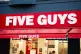 A Five Guys storefront in Bayswater, west London, January 15, 2026