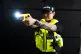 A firearms officer during a taser demonstration at the British Transport Police building in central London, October 2, 2025