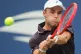 Arthur Fery returns the ball to Lorenzo Musetti during the first round of the US Open championships in New York, September 1, 2026
