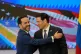 Colombian President Abelardo De La Espriella (left) and US Secretary of State Marco Rubio embrace during a ceremony in Barranquilla, Colombia, September 8, 2026