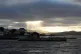 Sunlight breaks through the clouds over Stanley on the Falkland Islands, also known as Islas Malvinas, March 14, 2026