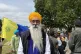 Dabinderjit Singh, chief executive for political engagement at the Sikh Federation, during a march in London, June 7, 2026