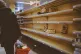 FOOD SHORTAGES EMPTY SHELVES SUPERMARKET