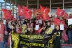 Unite members protest outside the Senedd after publishing an open letter to the Welsh First Minister Rhun Ap Iorwerth, September 15, 2026