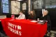 Left to right: Josh Morris, Maya McGowan and Elaine McFarland at Unity Books, Glasgow, September 17, 2026