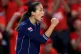 Britain captain Anne Keothavong reacts during the Billie Jean King Cup qualifying match between Great Britain and France at the Coventry Building Society Arena, Coventry. Picture date: Saturday April 15, 2023