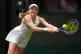 Harriet Dart of Great Britain during her Ladies' Singles first round match against Jelena Ostapenko of Latvia on day one of the 2026 Wimbledon Championships at the All England Lawn Tennis and Croquet Club, London, June 29, 2026