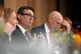 Prime Minister Andy Burnham with Chancellor of the Exchequer John Healey during a National Economic Council meeting at No 10 North, located in Heron House, central Manchester, Friday July 24, 2026