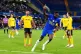 Chelsea�s Danny Welbeck celebrates scoring their side's sixth goal of the game