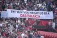 Manchester United fans display a banner in protest in the stands ahead of the Premier League match at Old Trafford, Manchester, September 13, 2026