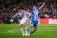 BATTLING: Crystal Palace’s Yeremy Pino and Lech’s Pablo Rodriguez battle for the ball during the Europa League, league phase match at Selhurst Park, London