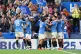 Brighton and Hove Albion's Chema Andres (centre right) celebrates scoring their side's third goal of the game with team-mates during the Premier League match at Vitality Stadium, Brighton, September 19, 2026